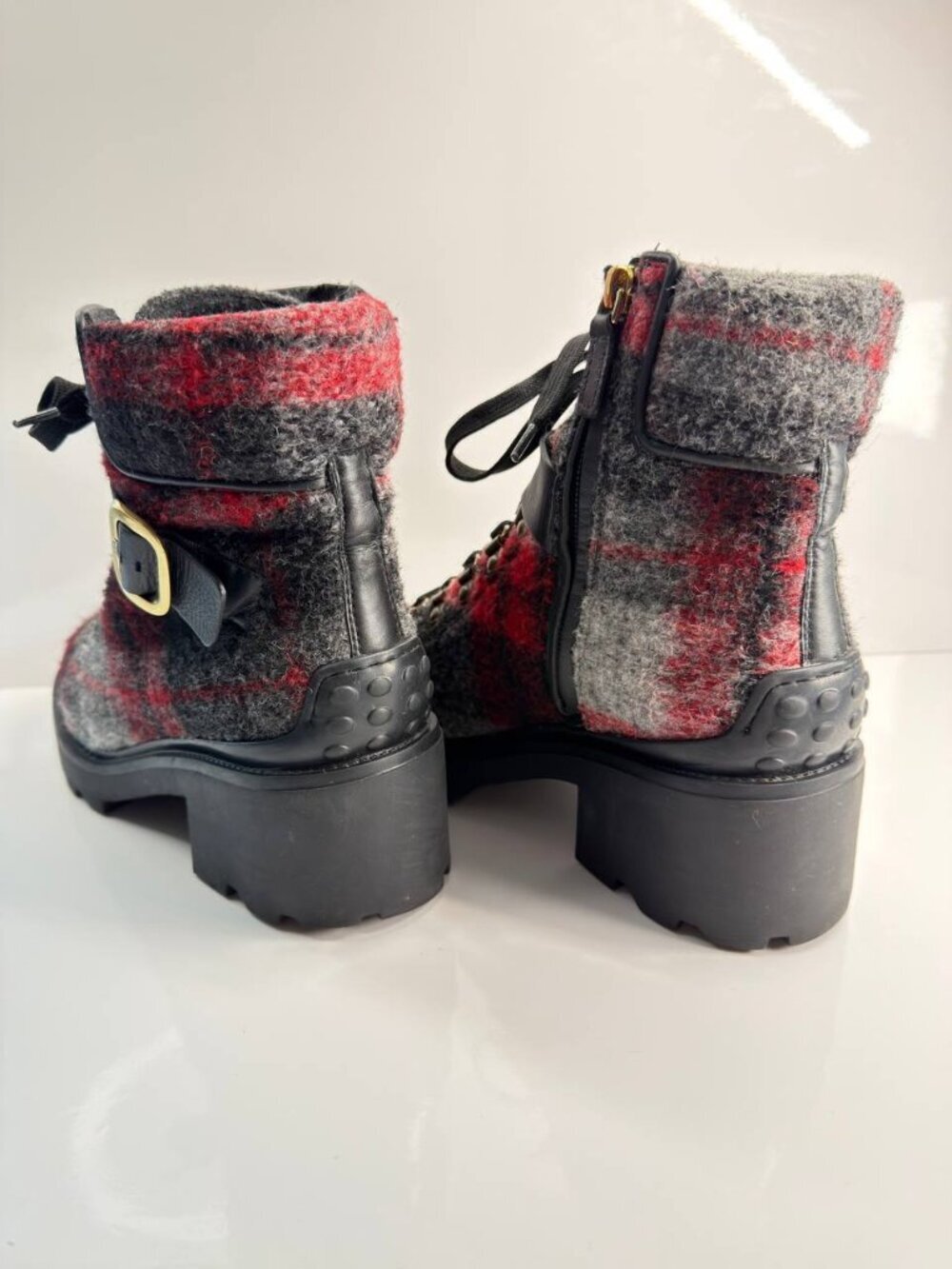 Tod’s Wool Hiking Boots – Women’s EU 38.5 / US 8 - Picture 11 of 16
